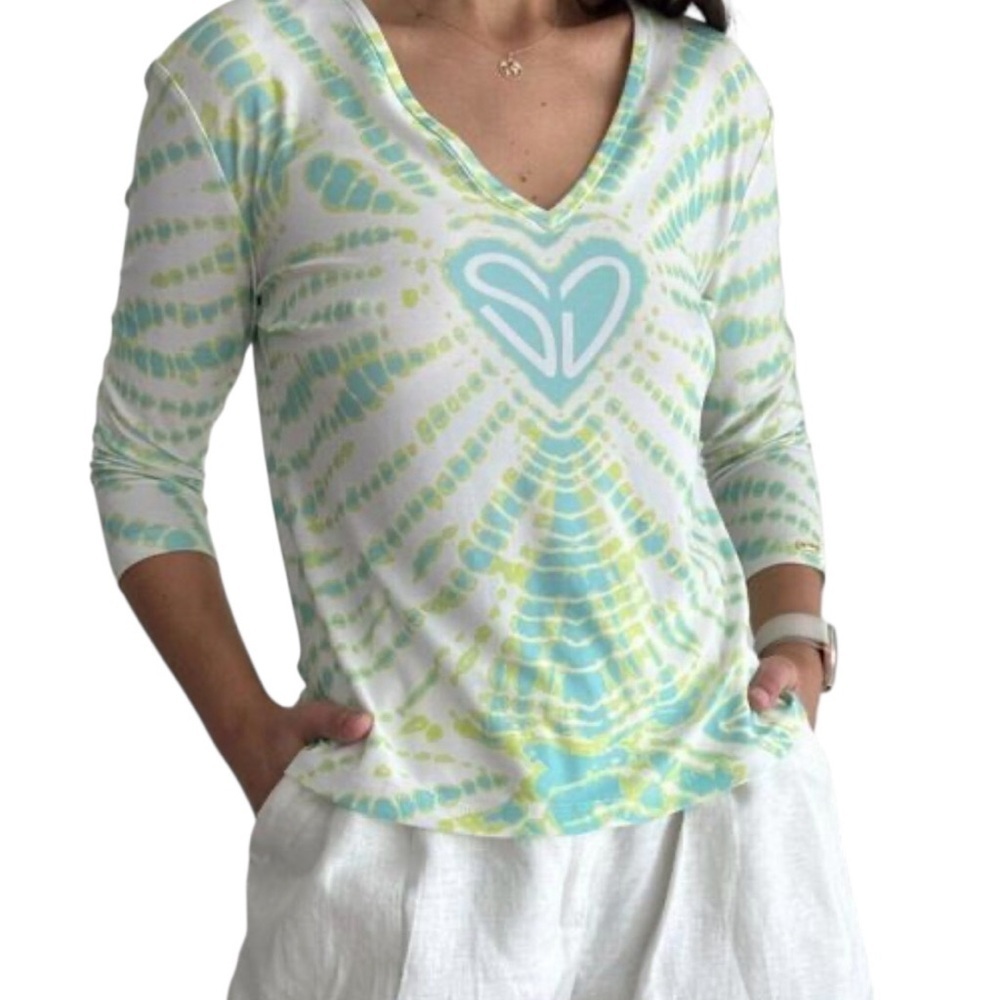 St. John Sport Tie-Dye Blouse